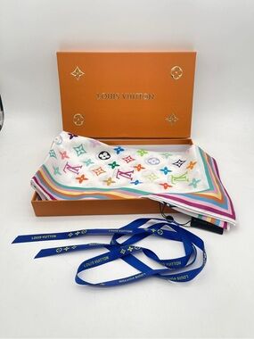 Louis Vuitton Murakami Silk Scarf Multicolor Monogram